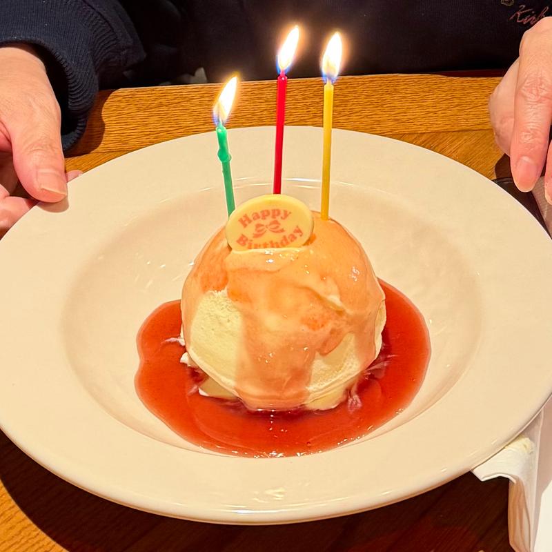 誕生日アイス(アウトバック ステーキハウス 梅田店（OUTBACK STEAKHOUSE）)