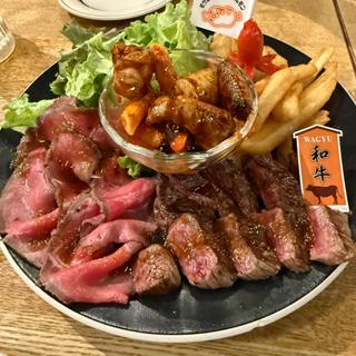 極みのお子様プレート(モツビストロ天神ホルモン KITTE博多店)