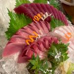 刺身盛り合わせ　鰹