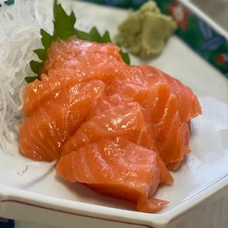 鮭　刺身(青塚食堂)