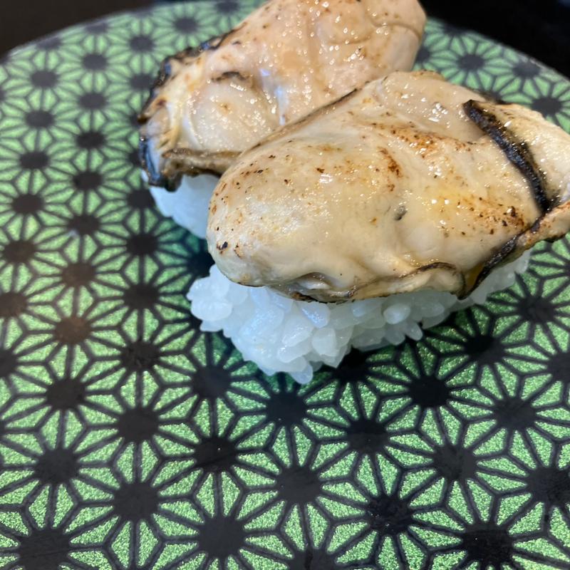 炙り蒸し牡蠣バター醤油(にぎり長次郎 日進竹の山店)