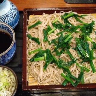 にらそば(手打そば 太郎庵 ふく田 （たろうあん）)