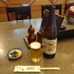 ビール瓶(まるかそば)