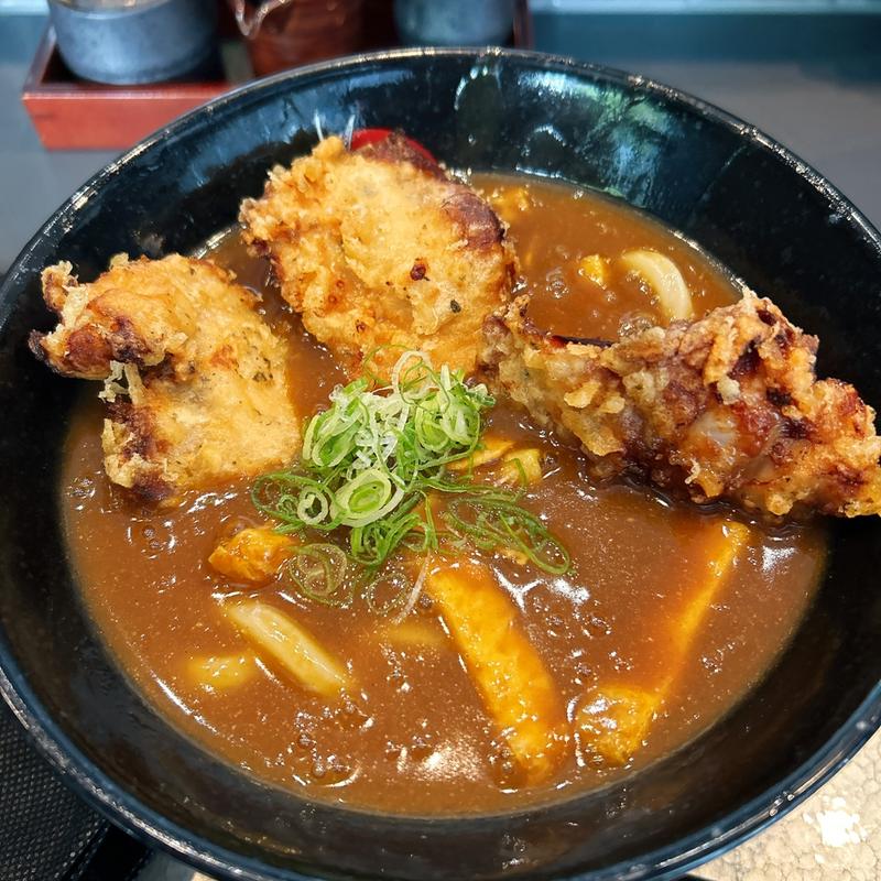 鶏天カレーうどん(うどん魂 侍－SAMURAI－)