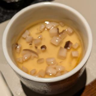 かわなべ鶏卵もみじ卵茶碗蒸し(ブリジストン奥多摩園)