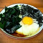 海老天丼セット(そば処 亀島)