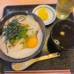 自然薯丼 生玉子