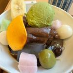 抹茶あんみつ(月ヶ瀬 高島屋店)