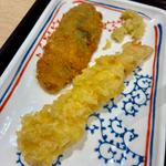 ささみ大葉揚げ（190）+えび天（200)