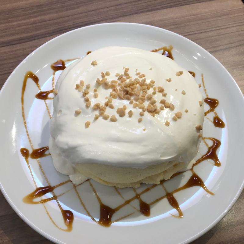 特製クリームのリコッタパンケーキ(高倉町珈琲 成田店)