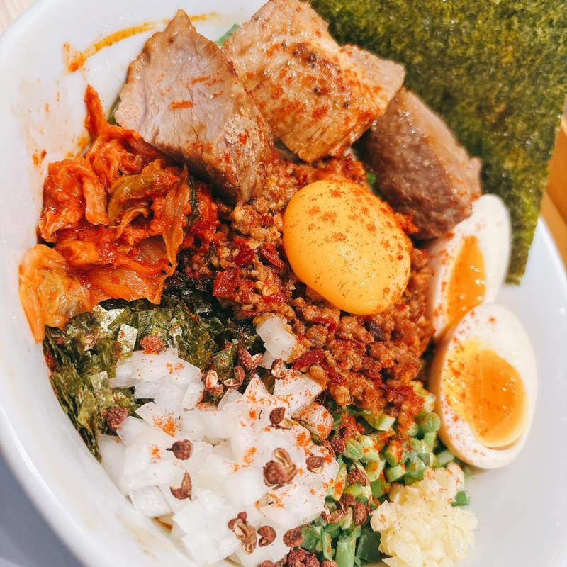 麻辣シビカラ台湾まぜそばDX(キラメキノトリ 名神豊中インター店)