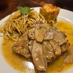 若鶏のソテーマスタードバターソース