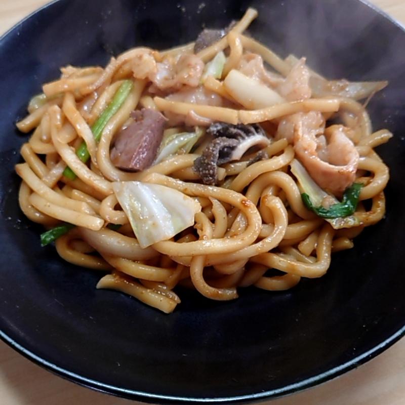 ホルモン焼きうどん(焼肉 新さよ （シンサヨ）)