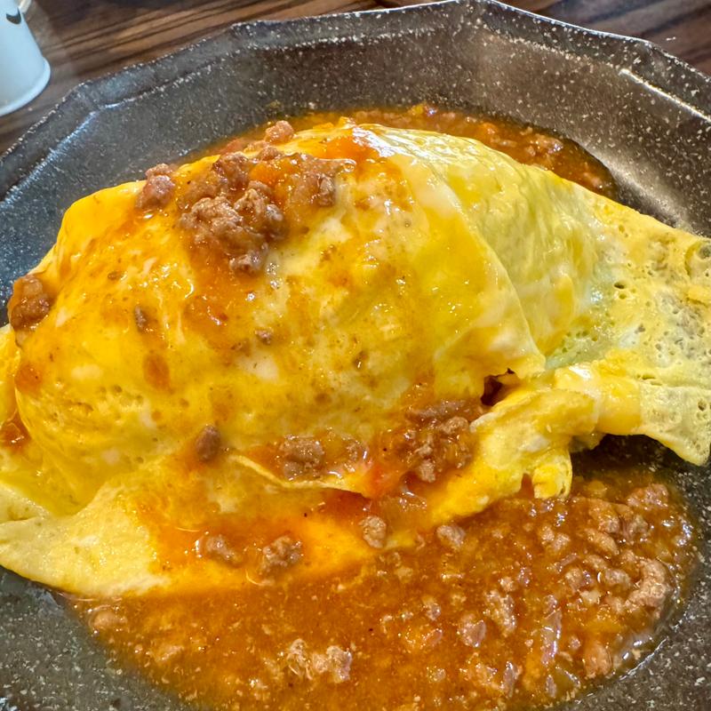 オムライス(かくれがカフェ木の香)