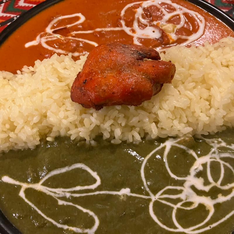 ダブルカレーセット(アジャカジャ)