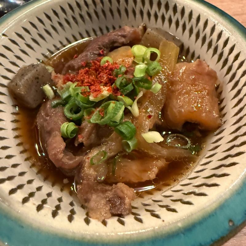 馬すじ煮込み(博多もつ鍋 いちたか 博多本店)