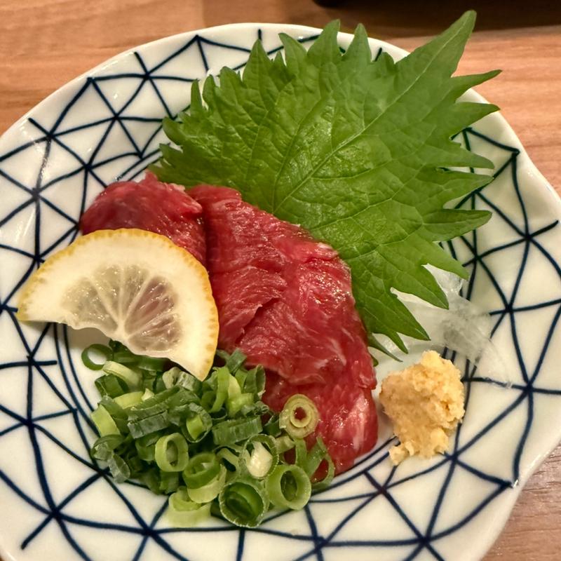 赤身上馬刺し(博多もつ鍋 いちたか 博多本店)