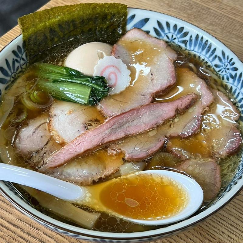 チャーシューワンタンメン 味玉(白河手打中華 かしま)