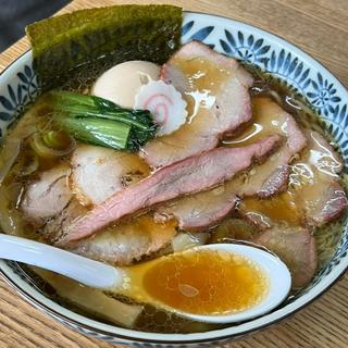 チャーシューワンタンメン 味玉(白河手打中華 かしま)