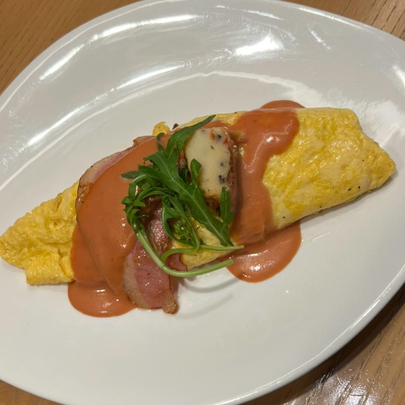 鉄板オムレツ(ガーデンテラス福岡 ホテル ＆ リゾート)