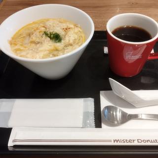 ミスド ドリンクセット(台湾風ピリ辛豆乳野菜麺)