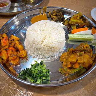 ネパールスペシャルカナセット(マトンカレー)