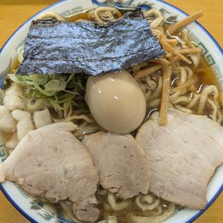 中華そば普通こい口油ぽく(味玉トッピング)