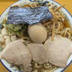 中華そば普通こい口油ぽく（味玉トッピング）