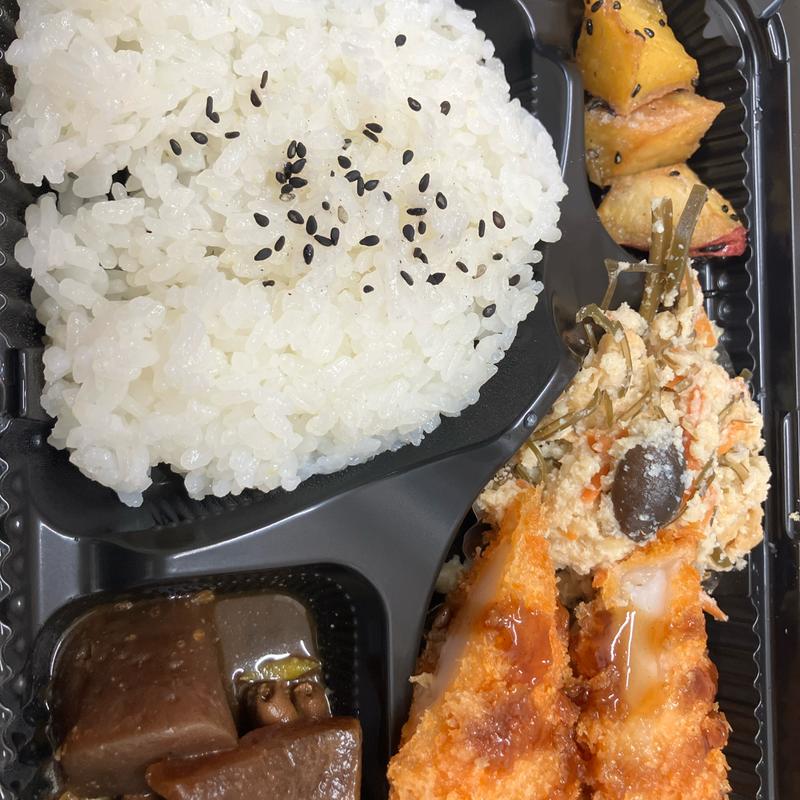 日替わりランチ　イカフライ(テイクアウト&デリ musha)