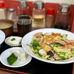 肉野菜イタメ定食(ばん里)