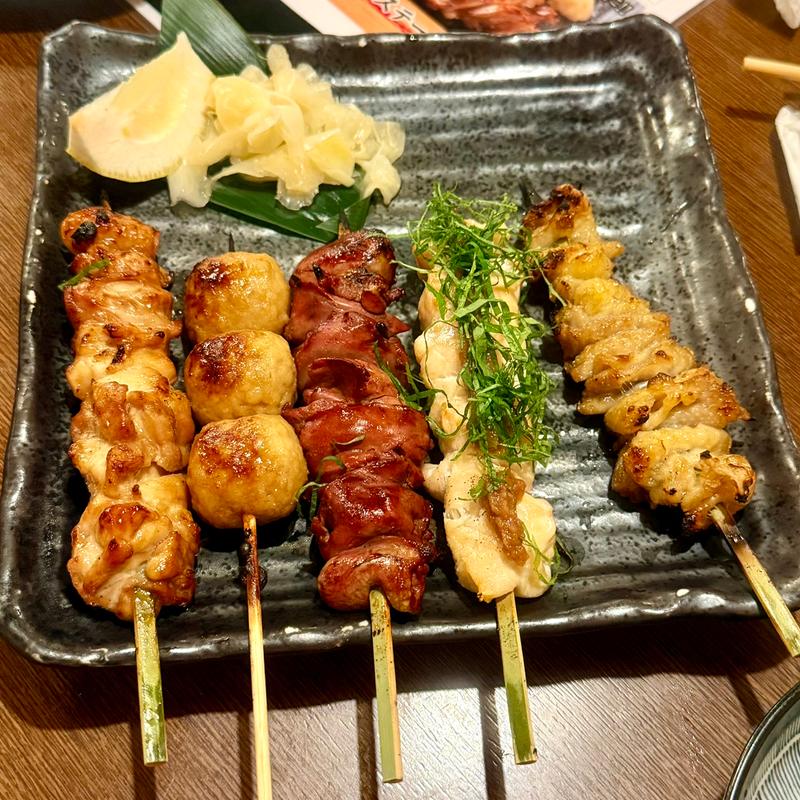 おまかせ5本盛り合わせ(鮒忠 有明店)