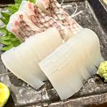アテに鯛と剣先烏賊