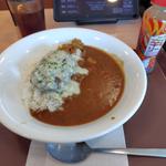 チーズインハンバーグカレー並