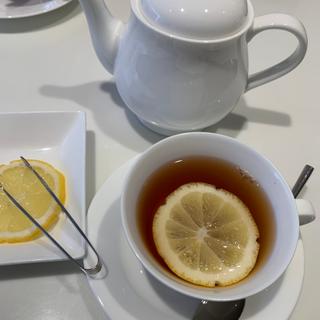 シーズナルトライフル 栗と洋梨 コーヒーor紅茶付き(タカノフルーツパーラー 池袋東武店)