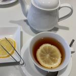 シーズナルトライフル 栗と洋梨 コーヒーor紅茶付き(タカノフルーツパーラー 池袋東武店)