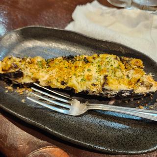 ナスの肉味噌チーズオーブン焼き　限定(居酒屋くんか)