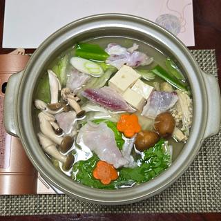 ふぐてっちり(季節の野菜)