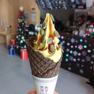 キャラメルパンプキンソフトクリーム