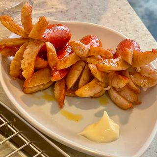 タコウインナー炒め(串カツ田中 新橋駅前店)