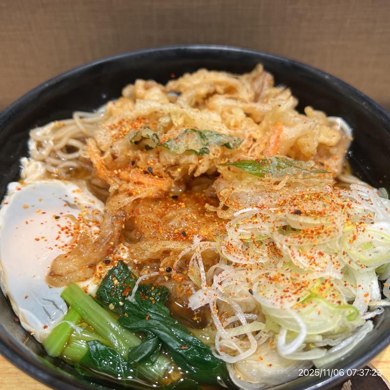 かき揚げ玉子付(小諸そば 神保町店)