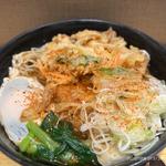 かき揚げ玉子付