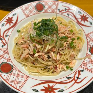 鶏ササミと梅じそ昆布(洋麺屋五右衛門 アルデ新大阪)