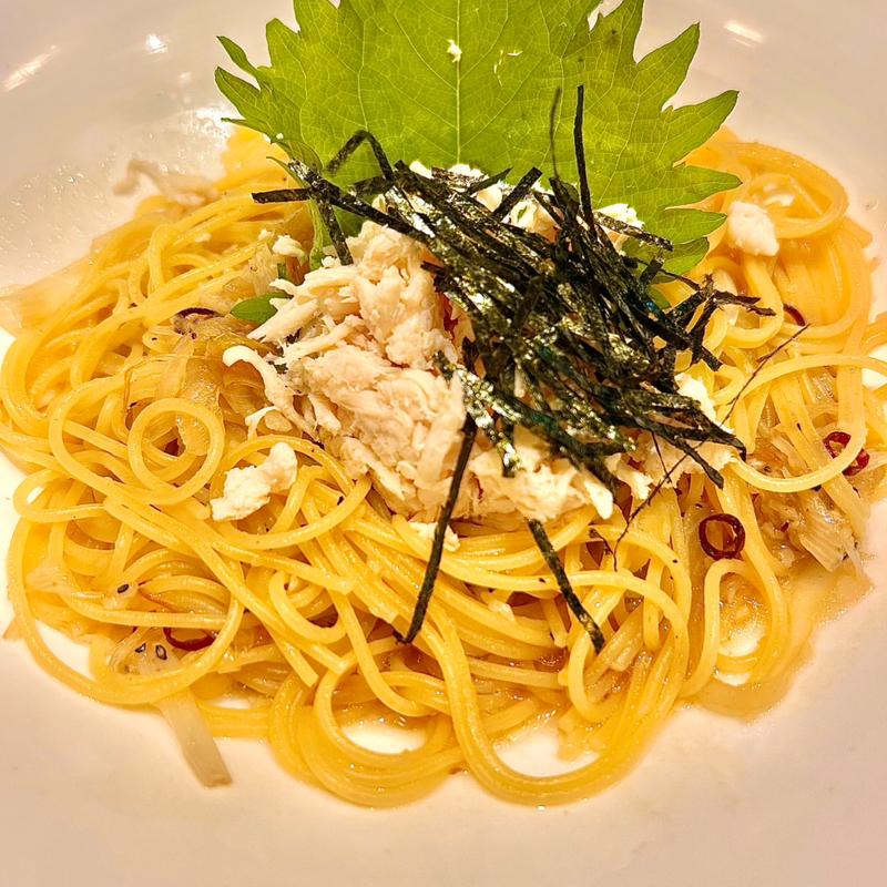 ササミの和風ペペロンチーノ(Pasta de Pasta パスタデパスタ 阪急三番街店)