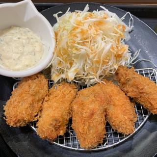 Xクーポンカキフライ5個定食(松のや 上板橋店 )