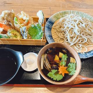 季節天きのこつけ汁セット(そば結　里椛)