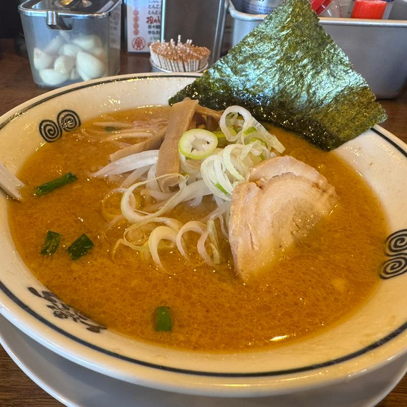 味噌ラーメン(東京とんこつ とんとら 新座店)
