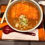 カツカレーそば(いなだ屋 たんの店 （いなだや）)