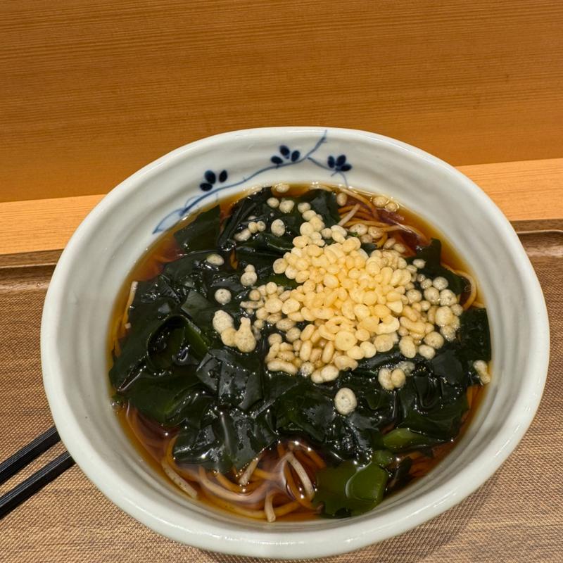 わかめそば(そばいち二八 上野店)