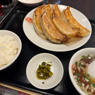 ギョーザ定食(6ケ)(銀座 天龍 JRゲートタワー名古屋店)