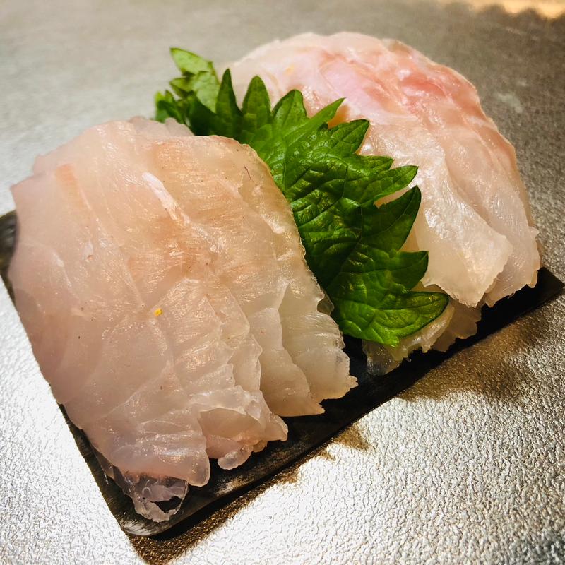 スジアラとアカハタ（熟成15日目）(熟成魚専門 時季 鹿児島市)